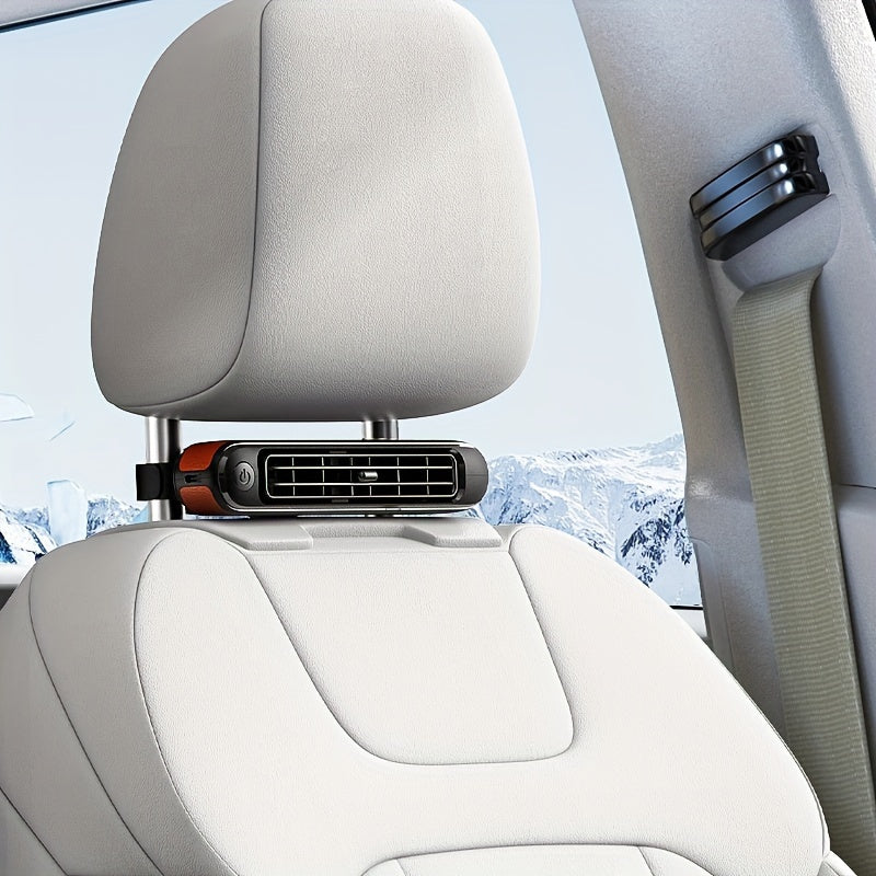Ventilador de carro USB – Refrigeração Direta para Encosto e Cabeceira