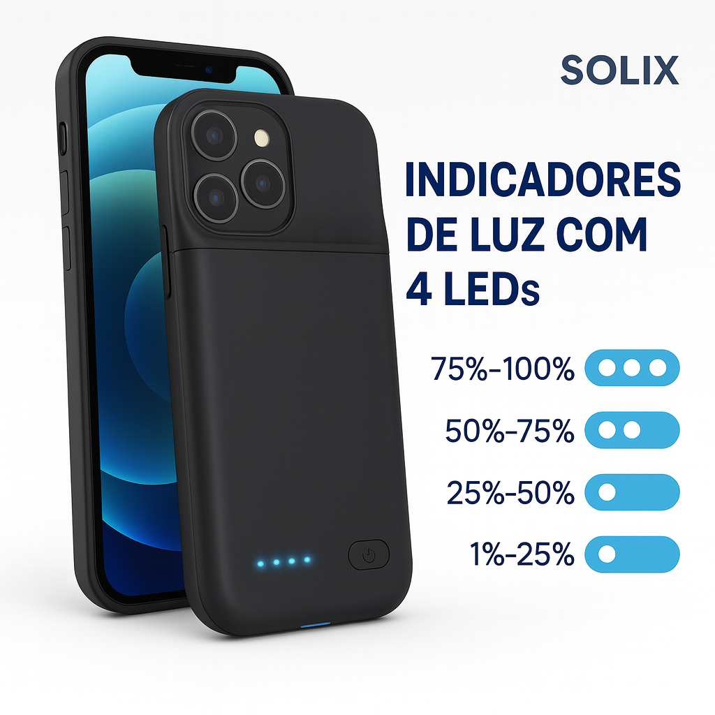 Capa Powerbank IPhone