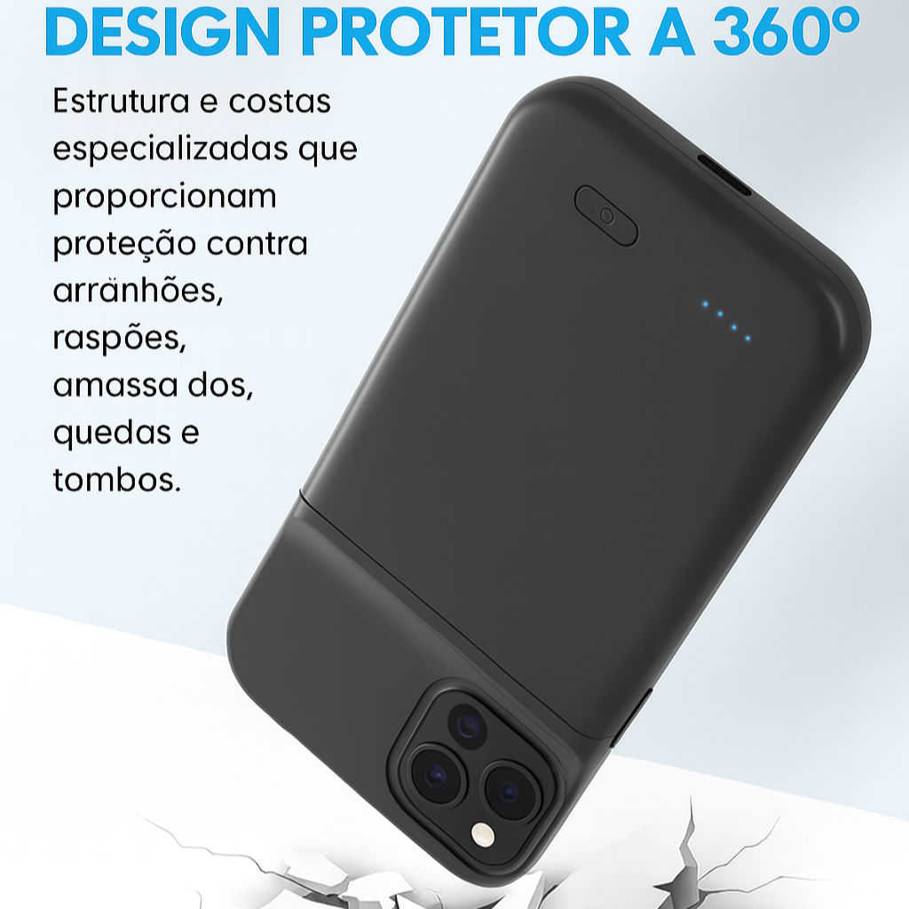 Capa Powerbank IPhone