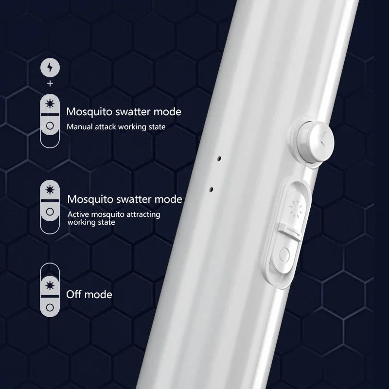 Raquete elétrica com luz LED