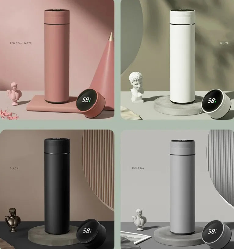 Garrafa térmica 500ML display de temperatura