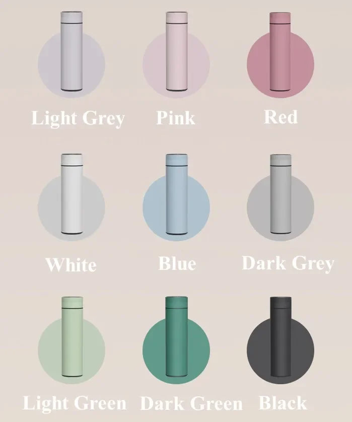 Garrafa térmica 500ML display de temperatura