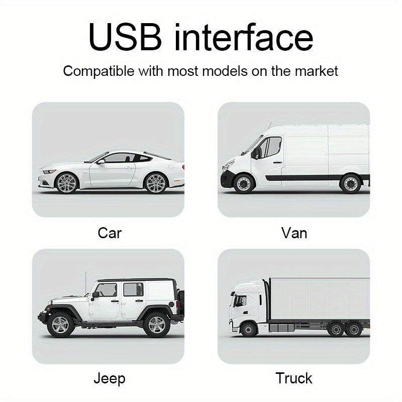 Ventilador de carro USB – Refrigeração Direta para Encosto e Cabeceira