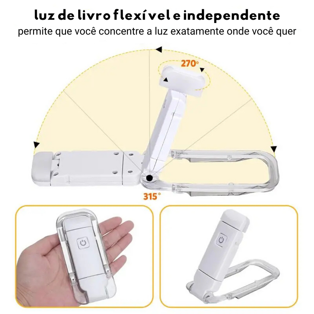 Luz led para leitores